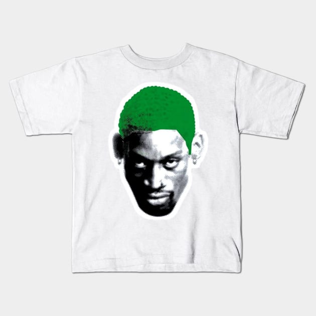 rodzilla-dennis Rodman design Kids T-Shirt by MN-STORE